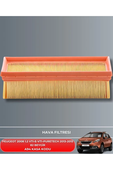 Petrol Ofisi PEUGEOT 2008 1.2 VTI - 1.2 E-VTI - 1.2 PURETECH 2013-2014-2015 82 BEYGİR FİLTRE - YAG BAKIM SETİ - Resim 2