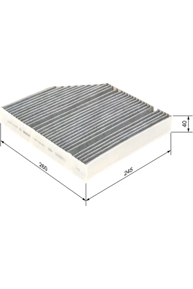 Bosch 1987435601 Polen Fıltresı X253 W205 11s205 C205 A205 C257 W213 S213 C238 A238 Uyumlu - Resim 2