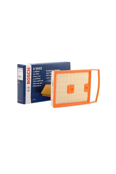 Bosch HAVA FILTRE S0543 A1 14+İBİZA TOLEDO 4 FABİA 3 POLO 5 GR1 6C1 F026400543 - 1