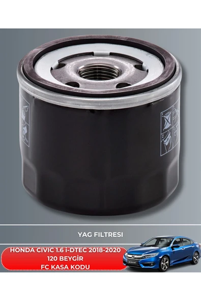 Petrol Ofisi HONDA CIVIC 1.6 i-DTEC 2018-2019-2020 120 BEYGİR BAKIM SETİ - Resim 3