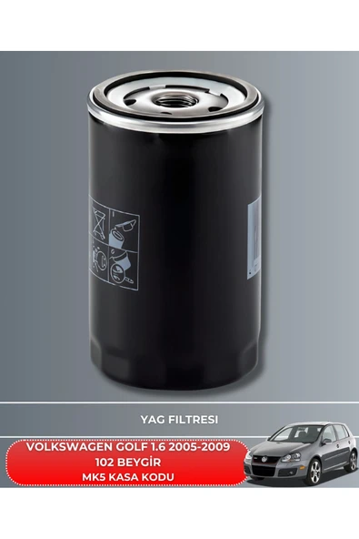 Petrol Ofisi VW VOLKSWAGEN GOLF 1.6 2005-2006-2007-2008-2009 102 BEYGİR FİLTRE - YAĞ BAKIM SETİ - Resim 3