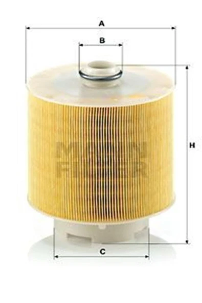 MANN C17137/1X Hava Filtresi (Audi: A6 2.0Tdi 2.0Tfsi 05-) 4F0133843 (WE897417) ürün görseli