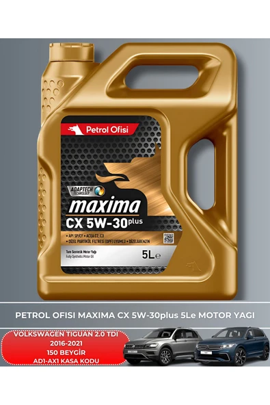 VOLKSWAGEN TIGUAN 2.0 TDI 2016-2021 150 BEYGİR FİLTRE - DELPHİ MOTOR YAĞ GÖNDERILECEKTIR 2025 ÜRETİM YAĞ BAKIM SETİ - Resim 5