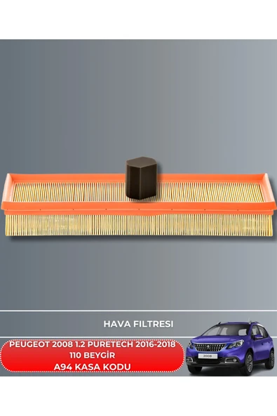 Petrol Ofisi Peugeot 2008 1.2 Puretech 2016-2017-2018 110 Beygir Filtre - Yag Bakım Seti - Resim 2