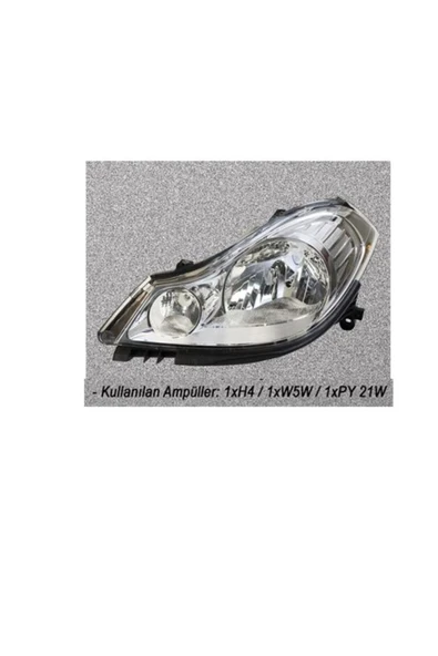 AYFAR Far Sinyal Sağ Clıo Symbol Thalıa 09 Elektrikli Motorlu H4ayf-202284 260105157r 7701070631 ürün görseli