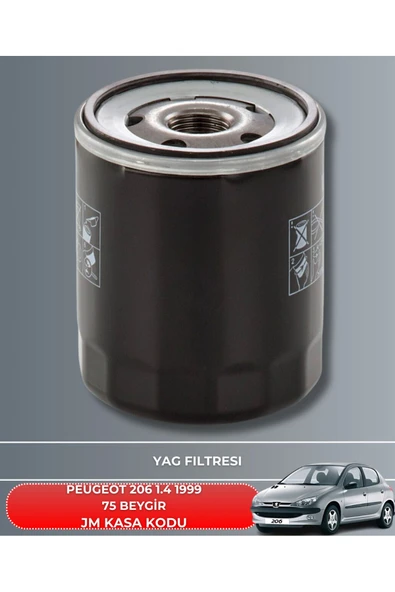 Petrol Ofisi PEUGEOT 206 1.4 1999 75 BEYGİR FİLTRE - YAG BAKIM SETİ - Resim 3