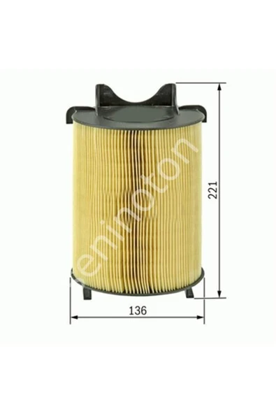 seninoton HAVA FİLTRESİ CADDY III-PASSAT-GOLF V-JETTA III-TOURAN-TIGUAN-LEON-OCTAVIA-ALTEA 1.4TSI-1.6-2.0FSI ürün görseli