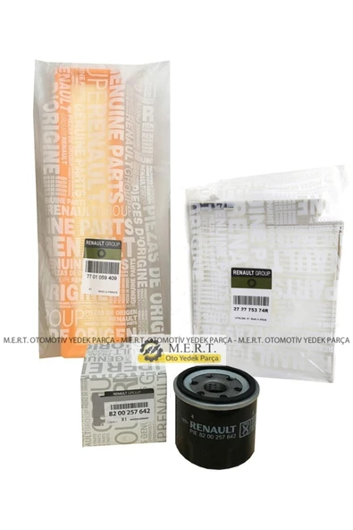 DELPHİ Renault Clio 3 1.2 16v Filtre Bakım Seti 2005-2012 ürün görseli