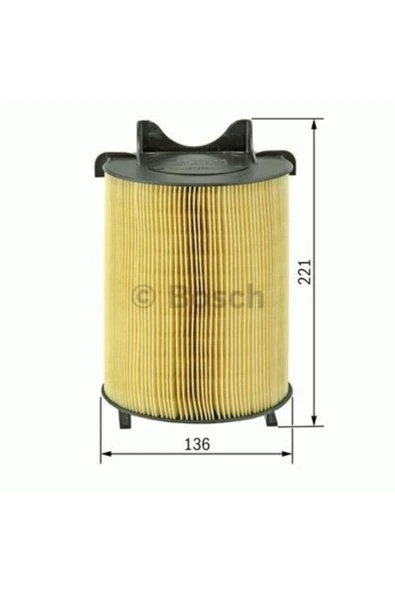 Bosch Volkswagen Golf V Uyumlu Hava Filtresi Marka ürün görseli