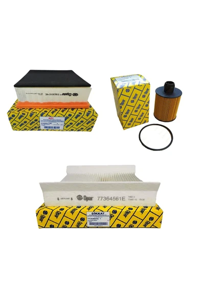Parça Par Fiat Linea 1.6 Filtre Bakım Seti Jtdm 2008-2019 [103 Beygir Parcapar3737b] ürün görseli