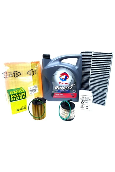 OEM Peugeot 308 1.6 Uyumlu Blue Hdi Yağ Bakım Filtre Seti Euro 6 ürün görseli