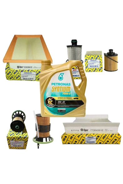 Otodeposu Fiat Egea Euro 6 1.3 Multijet Filtre Bakım Seti 95 Bg Model 2016-2020 ürün görseli