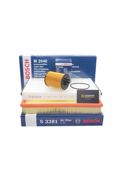 Bosch Opel Astra H 1.4 (Z14XEP) Benzinli Twinport Motor Bakım Filtre Seti Marka ürün görseli