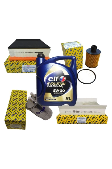 Otodeposu Fiat Linea 1.6 JTDM Filtre Bakım Seti 103 BG Model 2008-2019 [4+1-OTODEPOSUSET3737D] ürün görseli