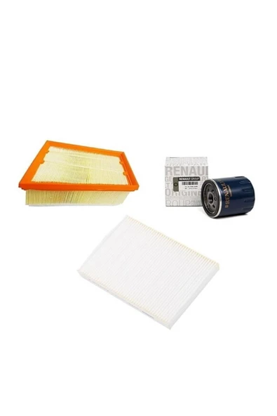 MAİS Renault Megane 4 1.5 Dcı Filtre Bakım Seti ( Hava Filtresi - Yağ Filtresi - Polen Filtresi ) ürün görseli