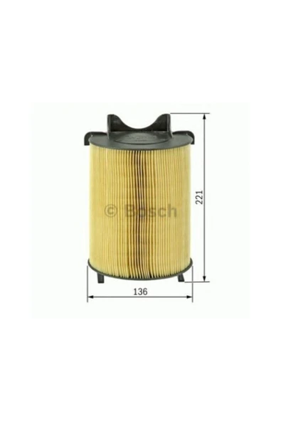 Bosch Filtre Hava Vw Golf V Jetta Iii 1 4 Tsi Bos 1987429405 ürün görseli