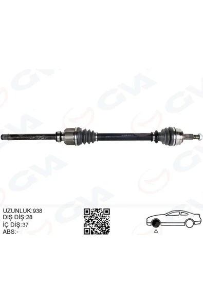 GVA Komple Aks Ön Sağ Psa 3008 1.6 Bluehdı A-t 16- ürün görseli