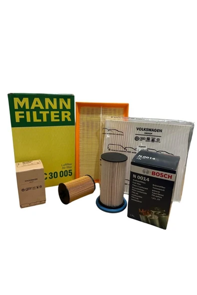 Volkswagen GOLF 6/7 DİZEL-PASSAT B8 DİZEL-CADDY 5-AUDİ A3-SuperB-LEON UYUMLU DİZEL BAKIM SETİ ürün görseli