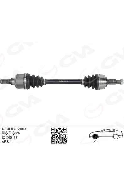 GVA KOMPLE AKS ÖN SOL PSA 3008 1.6 BlueHDI A-T 16- 9808771480-1613306680 ürün görseli