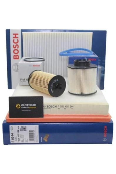 Bosch Opel Insıgnıa A 1.6 Dizel Motor Bakım Filtre Seti Marka ürün görseli