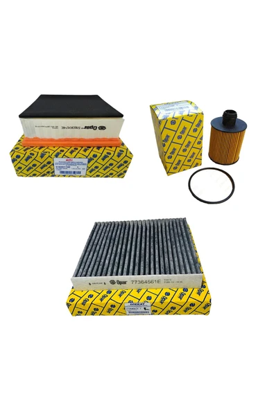 OPAR Fiat Linea 1.6 Jtdm Filtre Bakım Seti 103 Bg Model 2008-2019 [karbon 3lü] ürün görseli