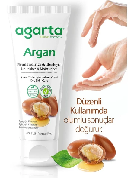 Agarta Doğal Argan El Ve Vücut Bakım Kremi 75 ml - 3