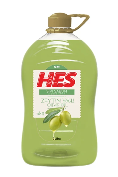 Hes Sıvı El Sabunu Zeytinyağlı 3 Lt - 1