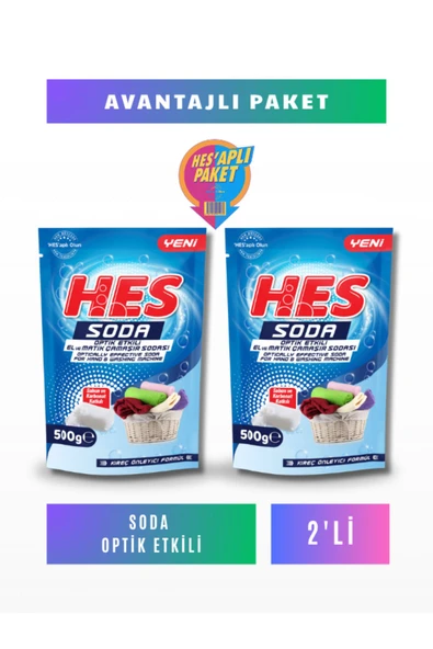 Hes Çamaşır Sodası 500*2 - 1