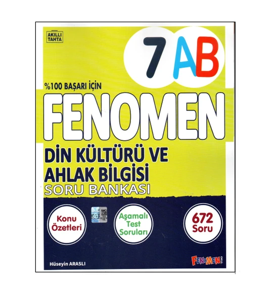 Fenomen 7, Sınıf Din Kültürü ve Ahlak Bilgisi Soru Bankası