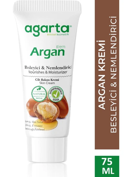 Agarta Doğal Argan El Ve Vücut Bakım Kremi 75 ml