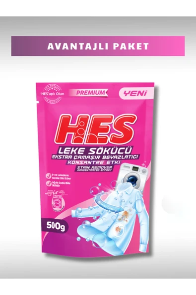 Hes Leke Sökücü Beyazlar/Renkliler 500gr*2 - 2