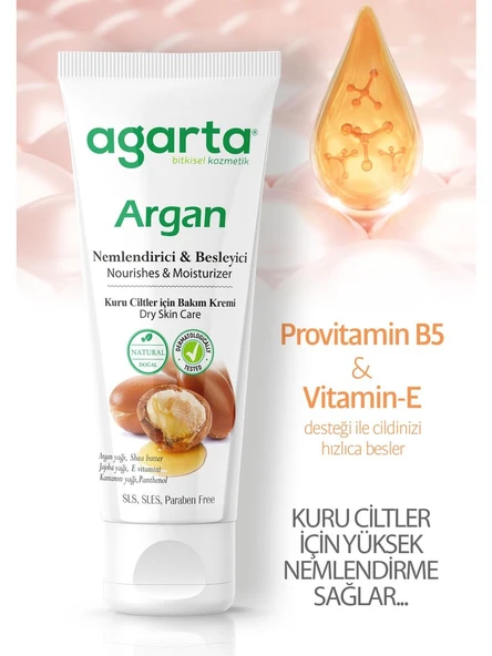 Agarta Doğal Argan El Ve Vücut Bakım Kremi 75 ml - 2