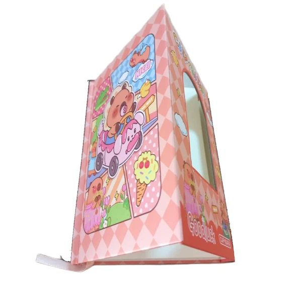 Mikro Capybara Karton Kapak Hatıra Ve Not Defteri Günlük A5 Çizgili 96 Yaprak (GN643) - Resim 3