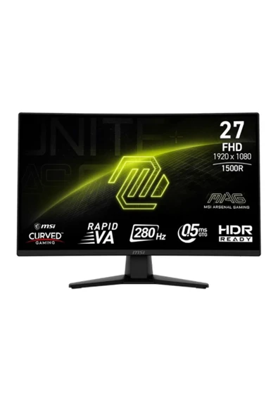 MSI MAG 274CXF 27" 0.5 ms Full HD Curved 280 Hz Oyuncu Monitörü - 1