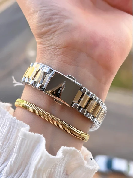 Lee Cooper Çelik Kordonlu 3 Atm Suya Dayanıklı 2 Yıl Garantili Kadın Kol Saati BLC07827.270 - 3