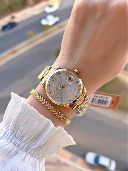 Lee Cooper Çelik Kordonlu 3 Atm Suya Dayanıklı 2 Yıl Garantili Kadın Kol Saati BLC07827.130 - Resim 2