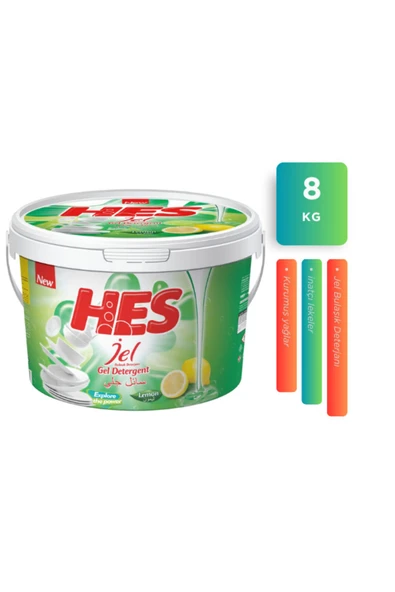 Hes Jel Bulaşık Deterjan 8 Kg - 2
