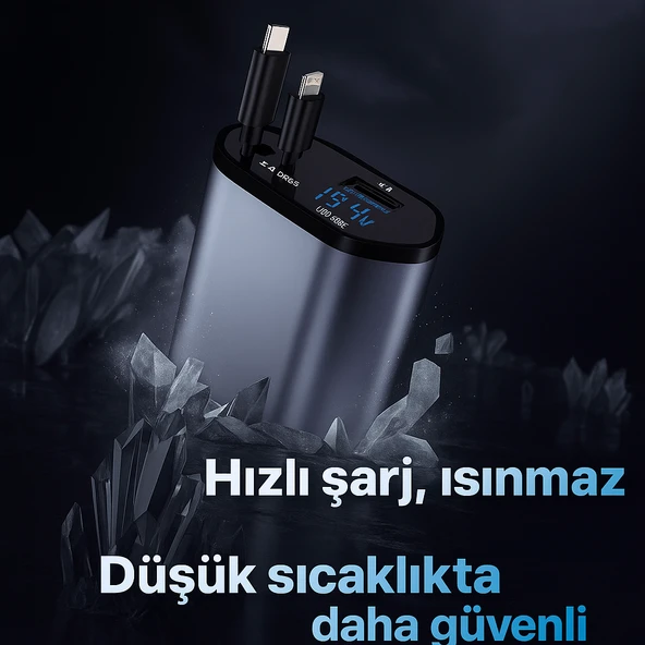 104W XO-CC62 4’ü 1 Arada Araç Şarj Cihazı  Hızlı ve Güvenli Şarj - 3