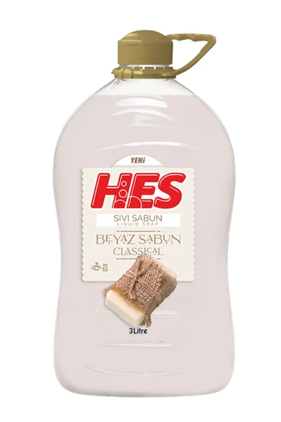 Hes Sıvı El Sabunu Beyaz Sabun 3Lt - 1
