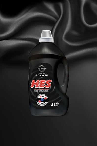 Hes Sıvı Çamaşır Deterjanı Siyahlar 3 Lt - 3