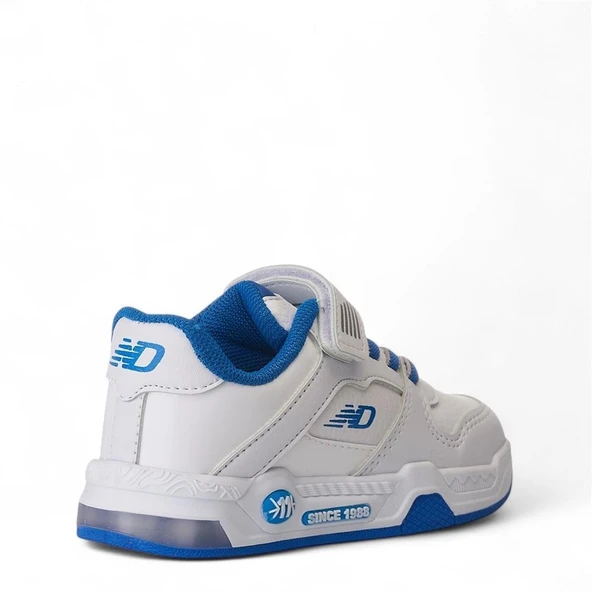 Albishoes Unisex Çocuk Basket Cırtlı 4 Mevsim Kışlık Işıklı Günlük Okul Sneaker Çocuk Spor Ayakkabı - 5