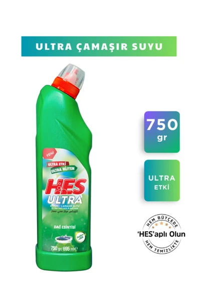 Hes Ultra Çamaşır Suyu 4*750gr - 4