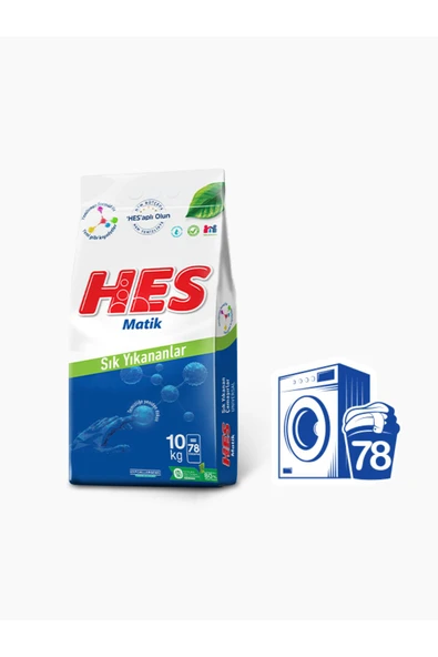 Hes Matik Sık Yıkananlar 10 Kg - 3