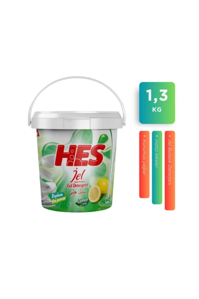Hes Jel Bulaşık Deterjan 1,3 Kg - 2