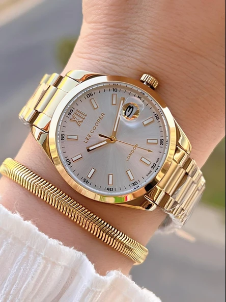 Lee Cooper Çelik Kordonlu 3 Atm Suya Dayanıklı 2 Yıl Garantili Kadın Kol Saati BLC07827.130 ürün görseli