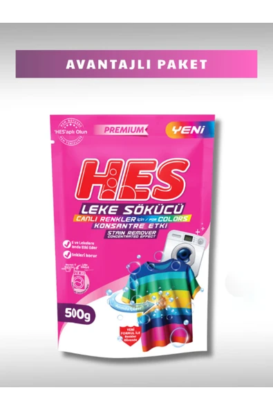 Hes Leke Sökücü Beyazlar/Renkliler 500gr*2 - 3
