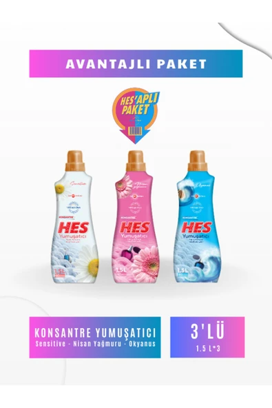 Hes Konsantre Yumuşatıcı 3*1.5l