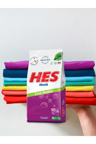Hes Matik Canlı Renkler 10 Kg - 6