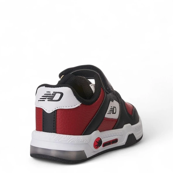 Albishoes Unisex Çocuk Basket Cırtlı 4 Mevsim Kışlık Işıklı Günlük Okul Sneaker Çocuk Spor Ayakkabı - 3