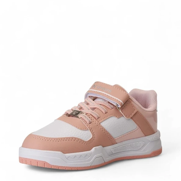 Albishoes Unisex Kız Erkek Çocuk Basket Cırtlı 4 Mevsim Kışlık Anatomik Sneaker Çocuk Spor Ayakkabı - 4